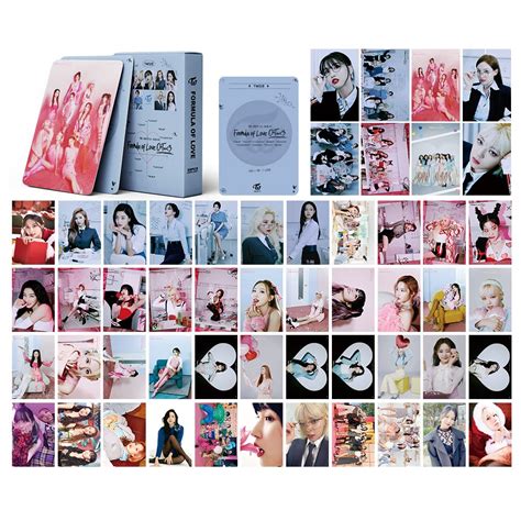 50pcs/box EN Twice Straykids BLACK-PINK IVE Laser <strong>Cards</strong> Holographic holographic <strong>lomo cards</strong> Photocard. . Lomo cards